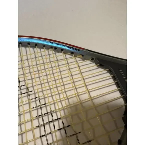 Vintage Dunlop Max 200g John McEnroe Tennis Racquet L4 4 1/2 Leather Grip Case